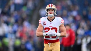 What if Christian McCaffrey is actually still Christian McCaffrey? (featured). Photo by Steven Bisig-Imagn Images