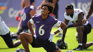Ja'Kobi Lane is leading the league in camp hype (deservedly) (featured). Photo by Mitch Stringer-Imagn Images